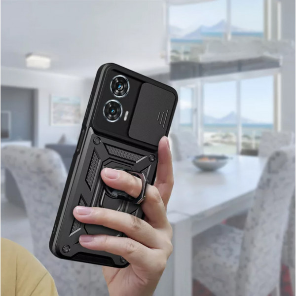 Чохол-накладка BeCover Military для Motorola Moto G85 Black (712163)