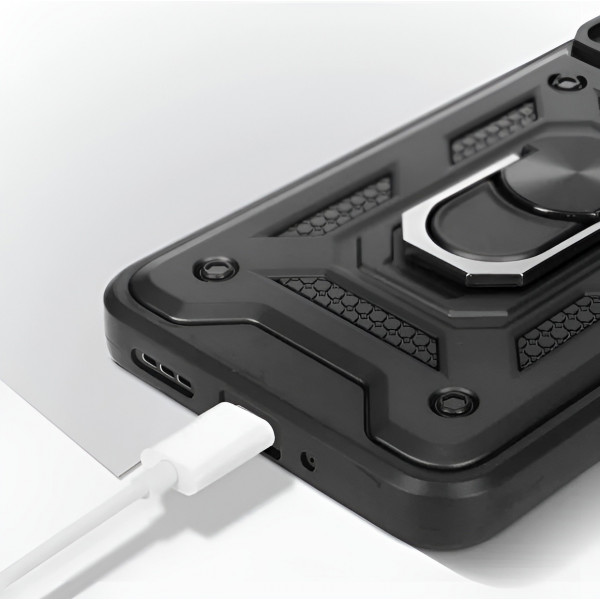 Чохол-накладка BeCover Military для Tecno Spark 20 Pro (KJ6) Black (711022)