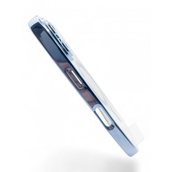 Чохол-накладка BeCover TPU Chrome Case MagSafe для Apple iPhone 16 Sierra Blue (712072)