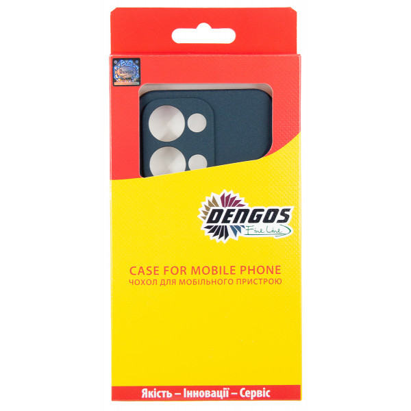 Чохол-накладка Dengos Carbon для Oppo Reno13 5G Blue (DG-TPU-CRBN-244)