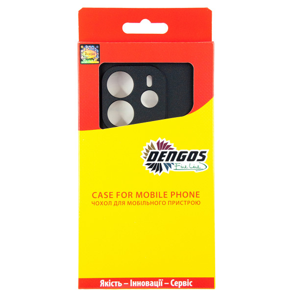 Чохол-накладка Dengos Carbon для Xiaomi Redmi Note 14 4G Black (DG-TPU-CRBN-251)