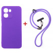 Чохол-накладка Dengos для Oppo A6x/A6k 4G Violet (DG-KM-CCRB-59) + ремінець