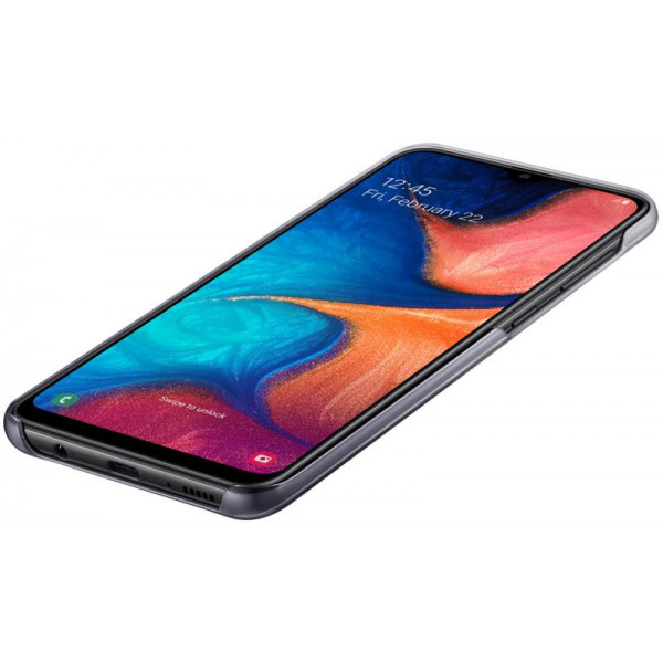 Чохол-накладка Samsung Gradation Cover для Samsung Galaxy A20 SM-A205 Black (EF-AA205CBEGRU)