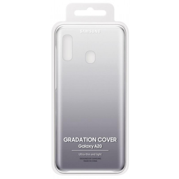 Чохол-накладка Samsung Gradation Cover для Samsung Galaxy A20 SM-A205 Black (EF-AA205CBEGRU)