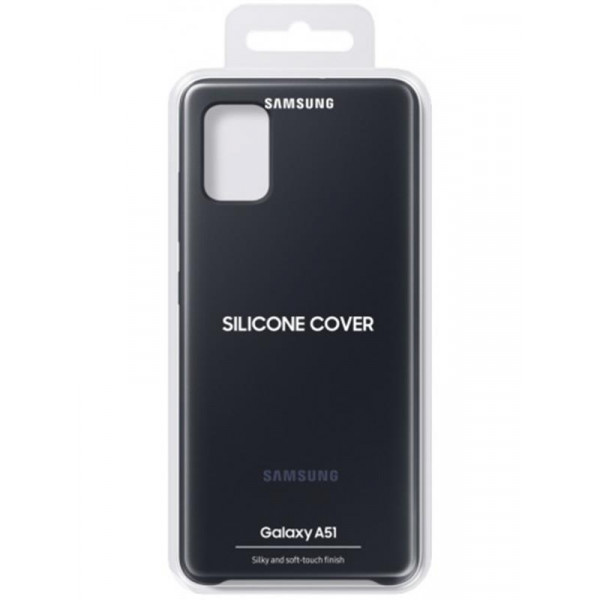 Чохол-накладка Samsung Silicone Cover для Samsung Galaxy A51 SM-A515 Black (EF-PA515TBEGRU)