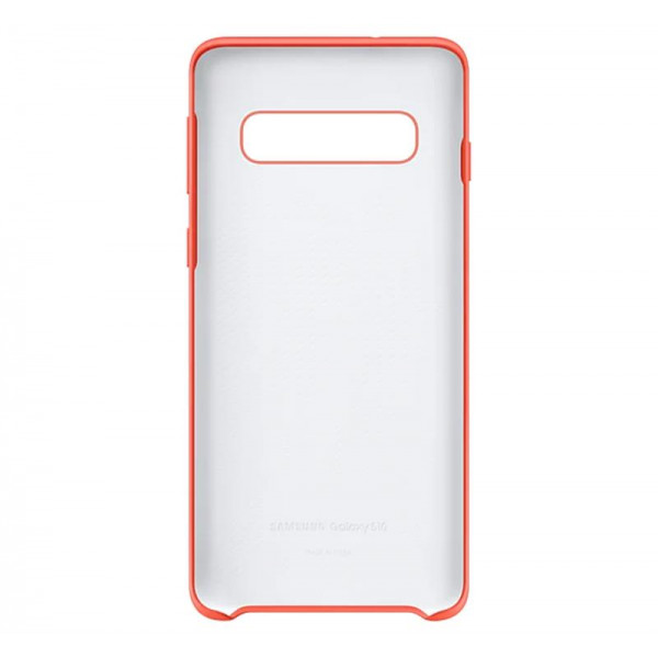 Чохол-накладка Samsung Silicone Cover для Samsung Galaxy S10 SM-G973 Berry Pink (EF-PG973THEGRU)