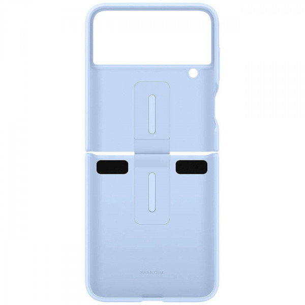 Чохол-накладка Samsung Silicone Cover with Ring для Samsung Galaxy Flip 4 SM-F721 Arctic Blue (EF-PF721TLEGUA)