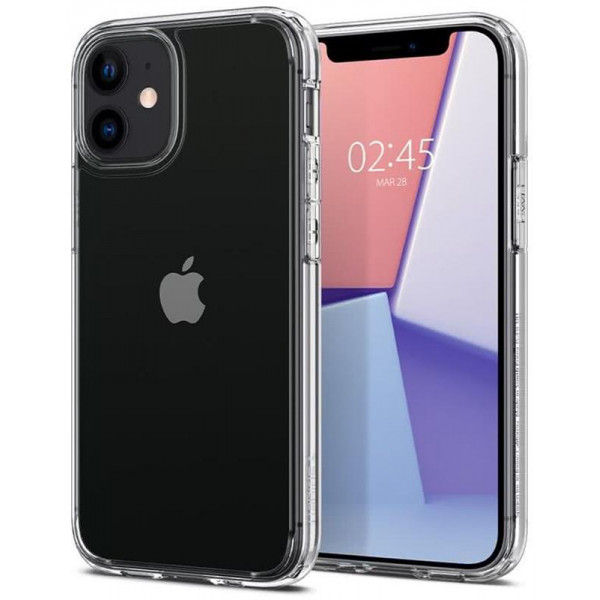 Чохол-накладка Spigen Crystal Hybrid для Apple iPhone 12 Mini Crystal Clear (ACS01542)
