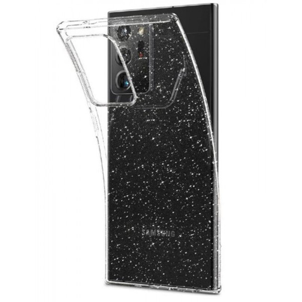 Чохол-накладка Spigen Liquid Crystal Glitter для Samsung Galaxy Note20 Ultra SM-N985 Crystal Quartz (ACS01390)
