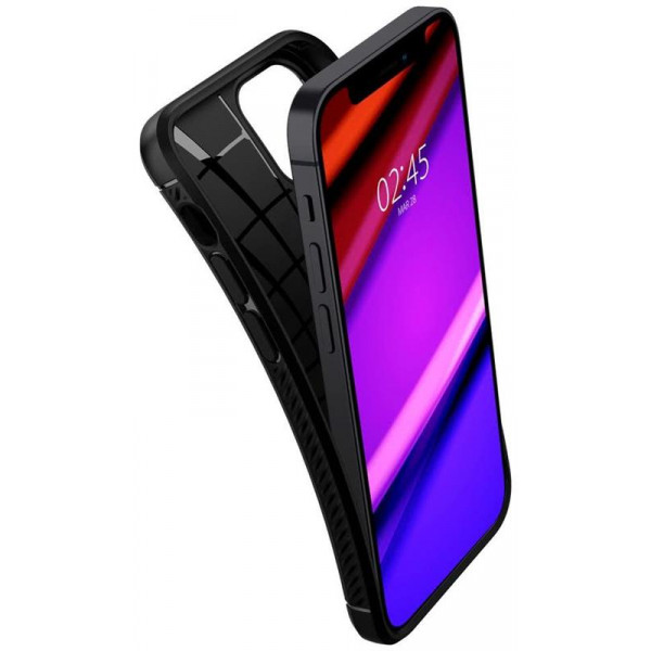 Чохол-накладка Spigen Rugged Armor для Apple iPhone 12 Mini Matte Black (ACS01743)