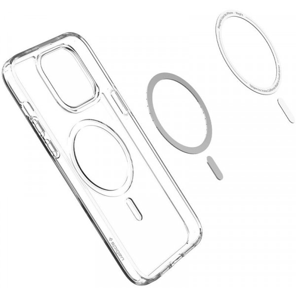 Чохол-накладка Spigen Ultra Hybrid MagFit для Apple iPhone 14 Pro Frost Clear (ACS05587)