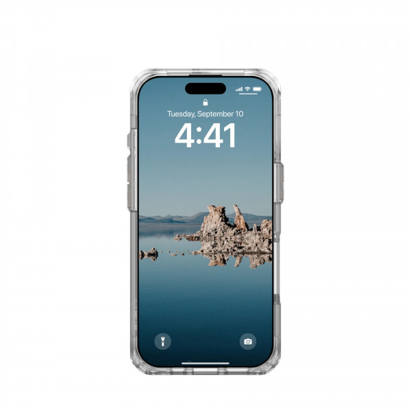 Чохол-накладка Urban Armor Gear Magsafe для Apple iPhone 16 Pro Plyo Ice/Gold (114480114381)