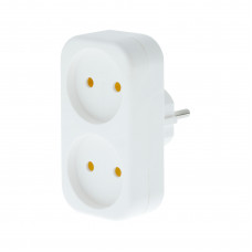 Двійник Tecro SC-2 2 розетки, білий