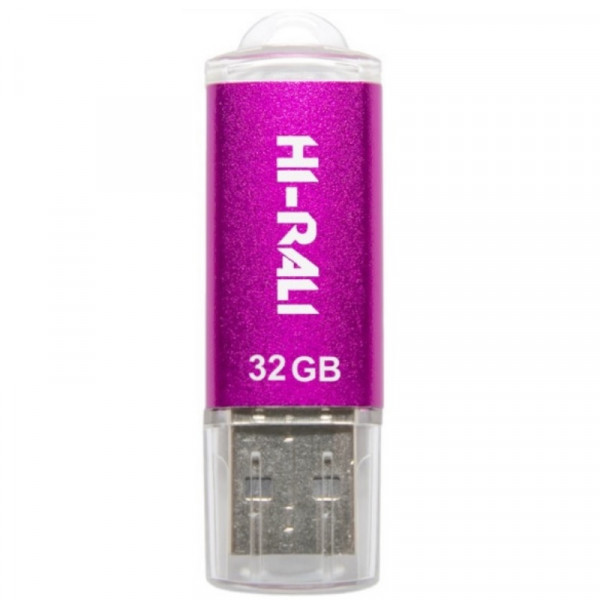 Флеш-накопичувач USB 32GB Hi-Rali Rocket Series Violet (HI-32GBVCVI)