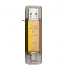 Флеш-накопичувач USB 32GB Type-C T&G 009 Star Series Gold (TG009TC-32GGD)