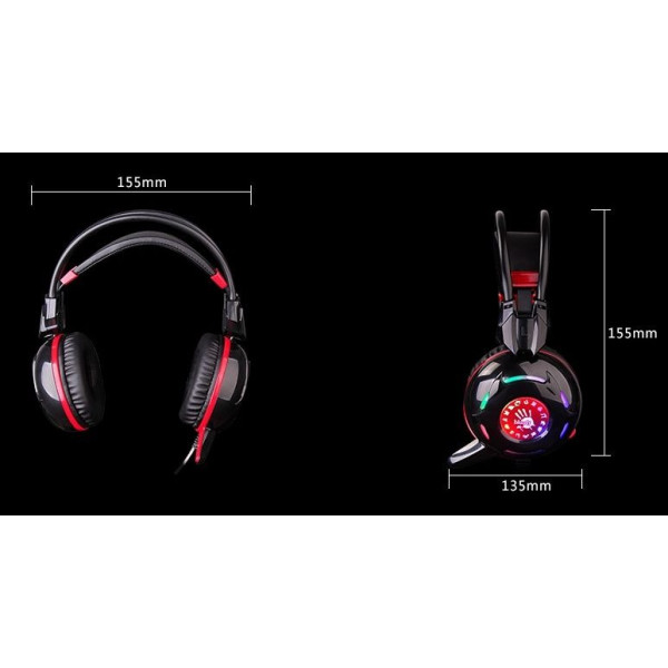 Гарнітура A4Tech Bloody G300 (Black+Red)