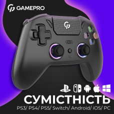 Геймпад GamePro із зарядною станцією GPS20BDOC Black