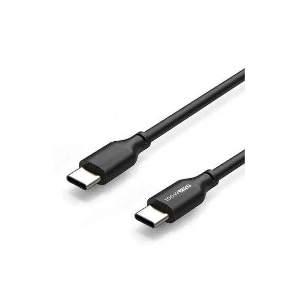 Кабель Cabletime USB Type-C - USB Type-C (M/M) PD 100W, 2 м, Black (CU02L)