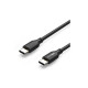 Кабель Cabletime USB Type-C - USB Type-C (M/M) PD 100W, 2 м, Black (CU02L)