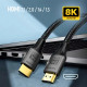 Кабель ColorWay HDMI-HDMI V2.1 8K 3м, Black (CW-CBHD089-BK)