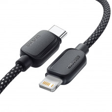 Кабель Essager Breeze USB Type-C - Ligthning (M/M), 20W, 1 м Black (EXCTL-WL01-P)