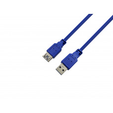 Кабель ProLogix (PR-USB-P-11-30-18m) USB 3.0 AM/AF, синій, 1.8 м_бн
