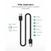 Кабель Ugreen US102 USB - USB (AM/AM), 0.5 м, Black (10308)