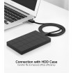 Кабель Ugreen US102 USB - USB (AM/AM), 0.5 м, Black (10308)