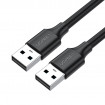 Кабель Ugreen US102 USB - USB (AM/AM), 0.5 м, Black (10308)