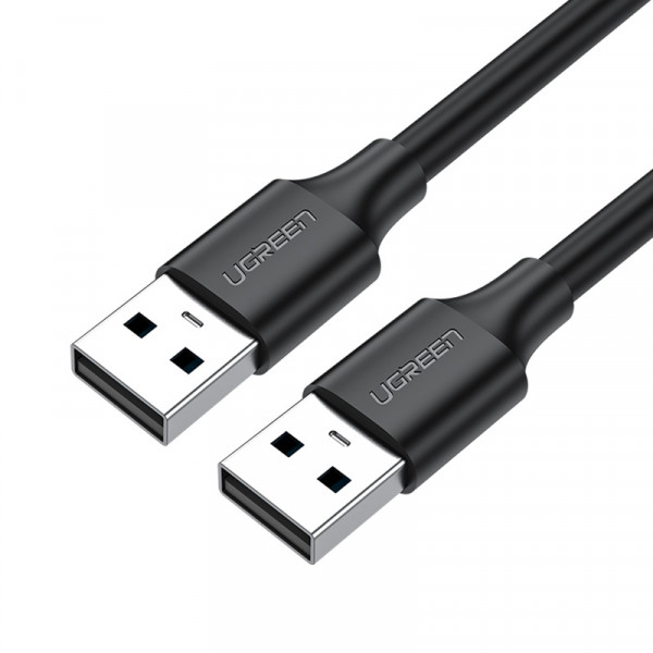 Кабель Ugreen US102 USB - USB (AM/AM), 0.5 м, Black (10308)