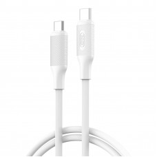 Кабель XO USB Type-C - USB Type-C (M/M), 3А, 60W, 1.2 м, White (NB-Q265B-CC.white)