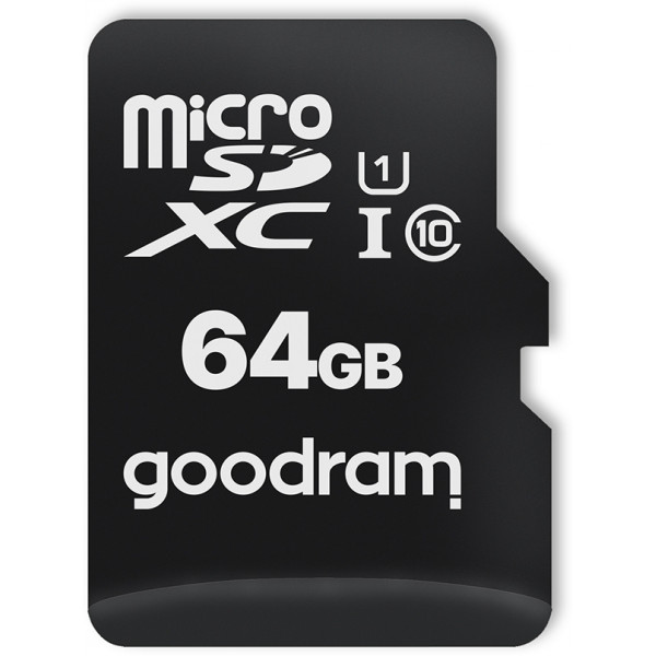 Карта пам`ятi MicroSDXC 64GB UHS-I Class 10 Goodram + SD-adapter + OTG Card reader (M1A4-0640R12)