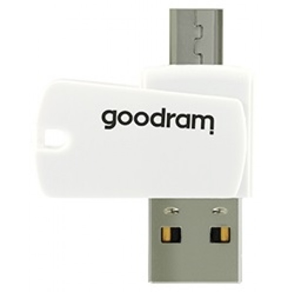 Карта пам`ятi MicroSDXC 64GB UHS-I Class 10 Goodram + SD-adapter + OTG Card reader (M1A4-0640R12)