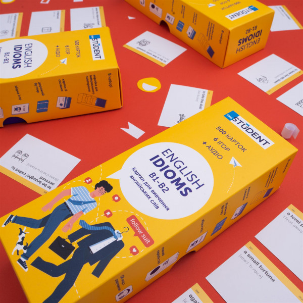 Картки для вивчення англійської мови English Student. English Idioms B1-B2
