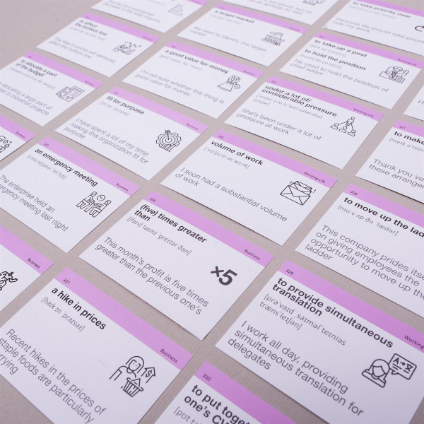 Картки для вивчення англійської мови English Student. Idioms B2-C1 & Collocation B2-C1