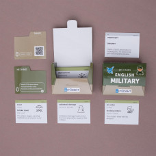 Картки для вивчення англійської мови English Student. Military English