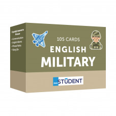 Картки для вивчення англійської мови English Student. Military English