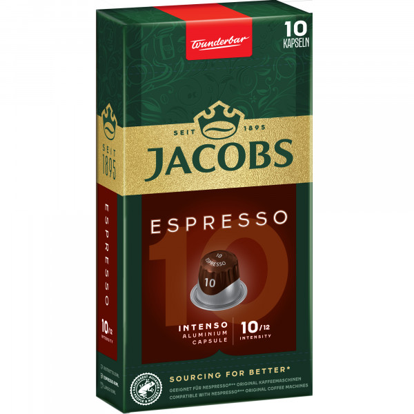 Кава в капсулах Jacobs Espresso Intenso 10шт