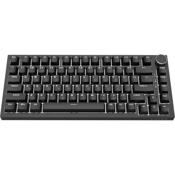Клавіатура Ajazz AK820 Red Switch Black USB-C (AK820-R-B)