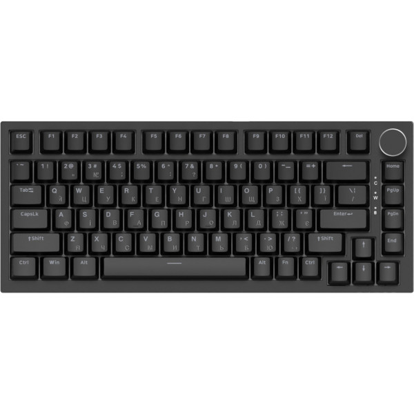 Клавіатура Ajazz AK820 Red Switch Black USB-C (AK820-R-B)