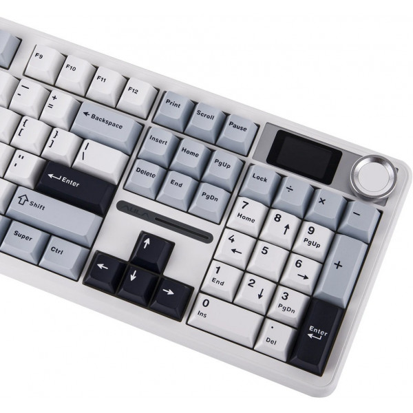 Клавіатура бездротова Aula F108 Pro White (6978080501318)