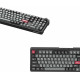 Клавіатура бездротова GamePro Asgard Drakkar Keychron Super Red Switch Black (MK305BK)