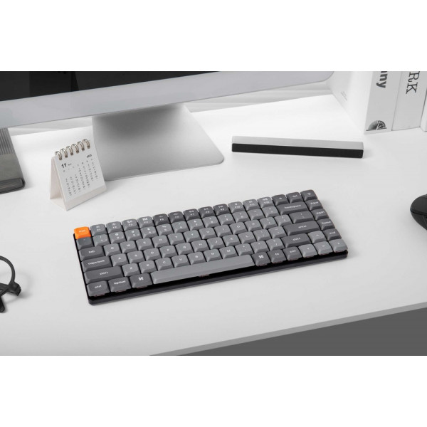 Клавіатура бездротова Keychron K3 Max, Gateron MX 2.0 Brown, Hot-Swap, RGB UA Black (K3M-H3-UA)