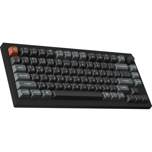 Клавіатура бездротова Keychron V1 Ultra Keychron Red Switch Black RGB (V1U-D1-UA)