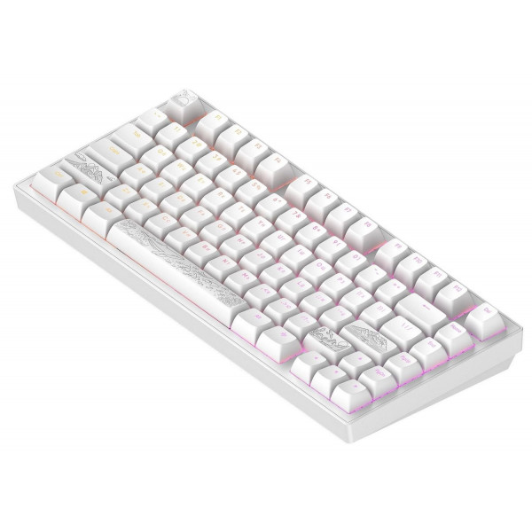 Клавіатура Dark Project ALU81 Terra Nostra White (DPKB_NOSTRA_81_ANSI_WHITE_UA)