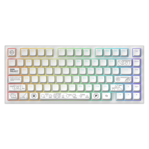 Клавіатура Dark Project ALU81 Terra Nova White (DPKB_NOVA_81_ANSI_WHITE_UA)