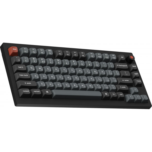 Клавіатура Keychron V1 8K Keychron Super Red Switch Black RGB (V1W-D1-UA)