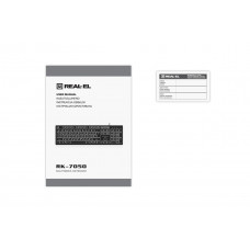 Клавіатура REAL-EL RK-7050 Black