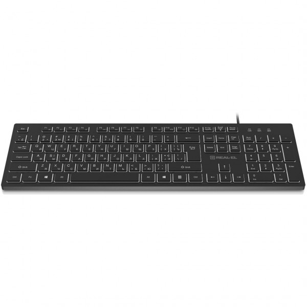 Клавіатура REAL-EL RK-7050 Black