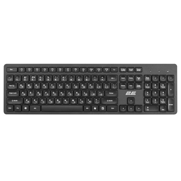 Комплект (клавіатура, миша) бездротовий 2E MK420 Black (2E-MK420WB_UA)